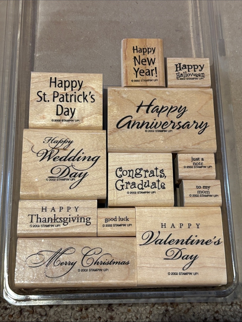 Stampin' Up! Vintage Stamp Set All Year Cheer III